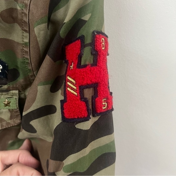 Tommy Hilfiger Denim Camo Field Utility Military Jacket - Picture 7 of 15